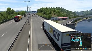 (euro truck simulator 2) i should try keeping my eyes on the road once