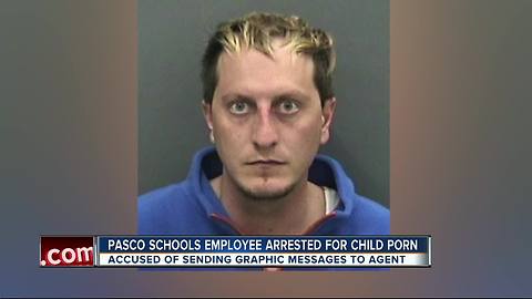 Pasco Schools employee arrested for child porn in undercover online bust