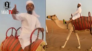 Tory Lanez Freestyle Raps While Camelback Riding In Dubai! 🐫