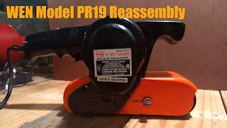 WEN PR19 Vintage Belt Sander Reassembly