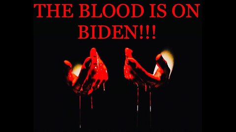 Blood on Bidens Hands ! The Swamp ! Trumps Assassination Attempt