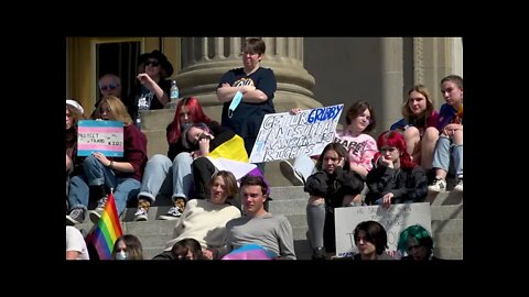 Word On The Street: Trans Highschool Students Protest HB 675 at the Boise Capitol