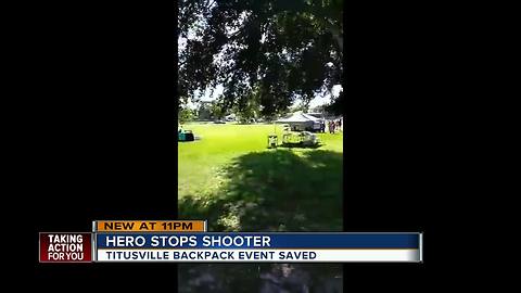 Armed bystander shot man who opened fire at a crowded Florida park