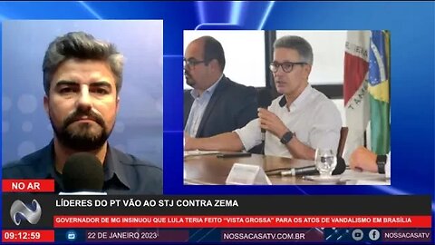 Líderes do PT vão ao STJ contra Zema