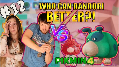 Who can Dandori better? Matt & Heidi vs CPU 1st Battle Pikmin 4 Co-op [Pikmin 4 Blind Playthrough]