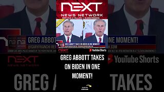 Greg Abbott Takes On Biden In One Moment! #shorts