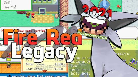 Pokemon Fire Red Legacy by chainfire57 - A New QOL GBA Hack ROM has new shiny form, auto cut and..