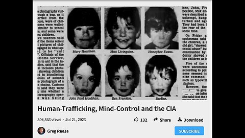 The Truth About The NY Underground Tunnels! Human Child Trafficking! Part 2 [Jul 21, 2023]