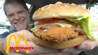 McDonalds Cheese And Bacon Crispy Chicken Deluxe Burger Review