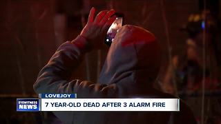 7 year-old dies in Lovejoy blaze