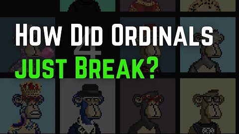 Ordinals Just Broke! What Happened?