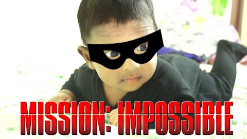 Funny Mission impossible baby | Funny baby | Baby Tom Cruz