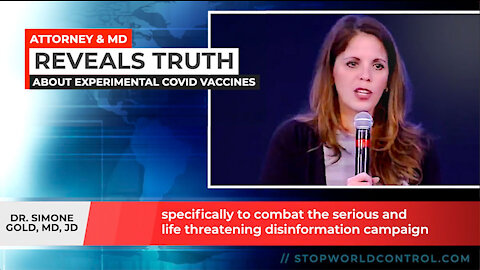 Dr. Simone Gold from America's Frontline Doctors talks about vaccines and lies