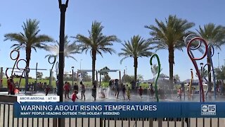 Warning about rising temperatures around the Valley