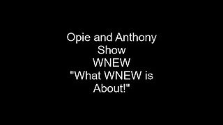 The Bitter Opie and Anthony Show: "Mr. Snothead!" 01/11/1999