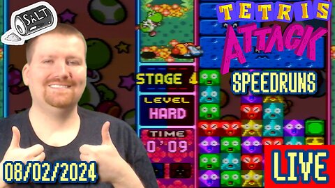 [Tetris Attack Speedruns] Friday Night Salt Mines: Using Up All My Good Luck Edition, Doods!