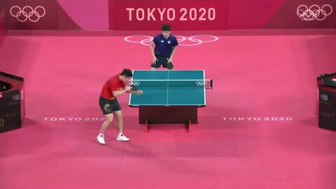 Fan Zhendong vs Lin Yun Ju SF Tokyo 2020 Olympic Highlights 3