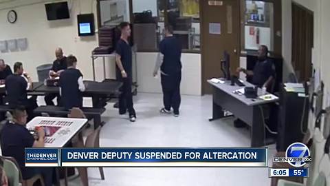 Denver Sheriff’s deputy caught on camera flipping inmate’s tray of food; deputy suspended