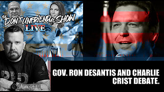 Gov. Ron DeSantis and Charlie Crist debate. 24OCT22