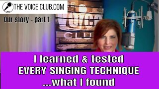 PT 1: I studied and compared every singing technique: the results for a professional singer