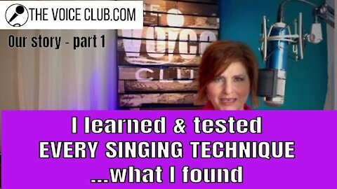 PT 1: I studied and compared every singing technique: the results for a professional singer