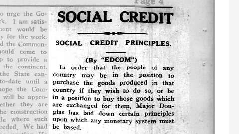 008 – Social Credit Principles – National Library of Australia - 1933