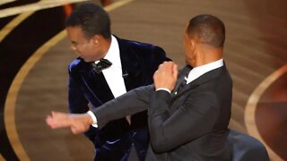 Will Smith SLAPS Chris Rock In The Face At The Oscars For Making Joke About His Wife - Video