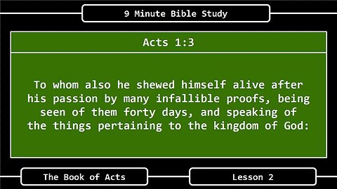 9 Minute Bible Study