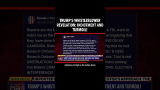 Trump's Whistleblower Revelation: Indictment and Turmoil!