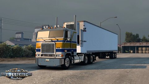 ATS Gameplay | Freightliner FLB | Glasgow MT to Sidney MT | Grain 34,732lb