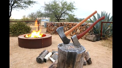 Axes, Wood & Fire - and family time!