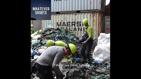 A huge amount of trash removed from the ocean #shorts #ocean #garbage #sea