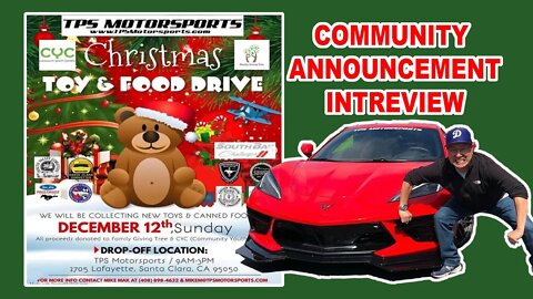 Xmas Toys Food and Dyno Day Drive Announcement