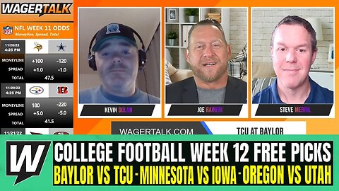 Baylor vs TCU | Minnesota vs Iowa | Oregon vs Utah | College Football Week 12 Betting Preview