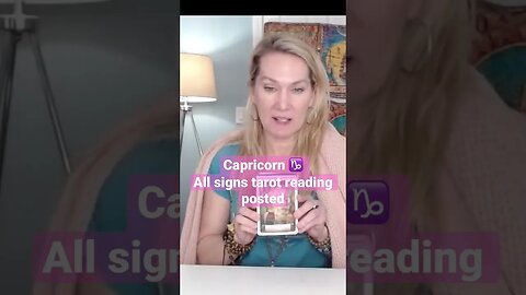 Capricorn overall energy from all signs video just posted #tarot #shorts