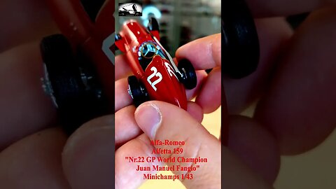 Alfa-Romeo Alfetta 159 "Nr.22 GP World Champion - Juan Manuel Fangio" - Minichamps 1/43