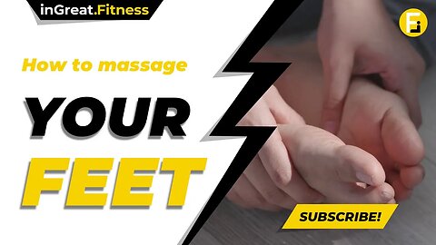 How to give yourself a foot massage #ingreatfitness #footmassage #footmassages #massage #relax