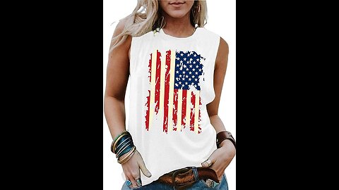 American Women USA Flag T-Shirt