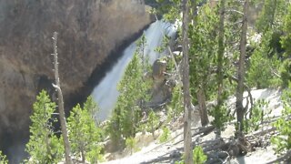 Lower Falls in the Grand Canyon of the Yellowstone.