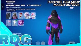 “NEW” AIRPHORIA VOL 2.0+NEW MIDAS SKIN ARE HERE! FORTNITE ITEM SHOP (March 26, 2024)