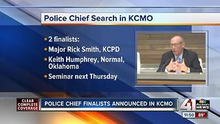 2 named finalists for KCPD police chief