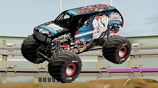 20 Truck MTN Oakland Freestyle BeamNG Drive Monster Jam