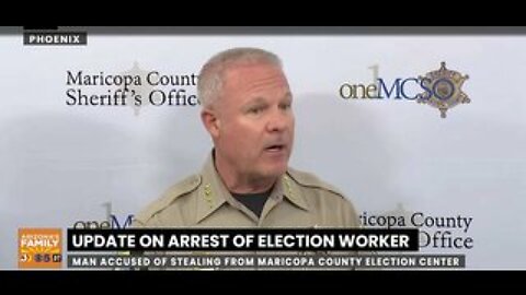 Maricopa County Officials Provide Update On Arrest Of Election Worker
