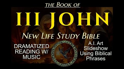 Dramatized Bible Audiobook: 3 JOHN - New Testament NLT Translation with Musical Accompaniment