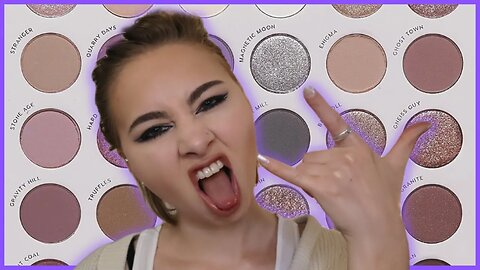 Colourpop Stone Cold Fox Palette Personality | Rocker Chick Makeup Look w/ Double Wing