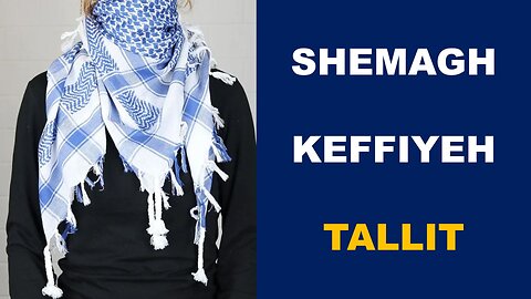 Torah Fashion | Tallit Shemagh Keffiyeh Sudra | Torah Menorah