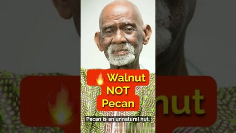 Dr Sebi - WALNUT Not PECAN NUT #shorts #drsebi #nuts