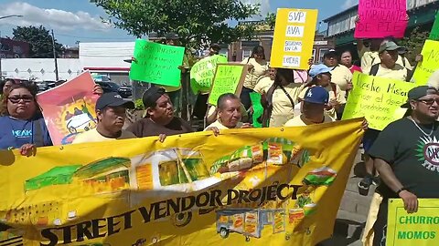 Street Vendor Project Corona Plaza Rally 8/2/23 #nyc #queens #newyorkcity #streetvendor #vendors