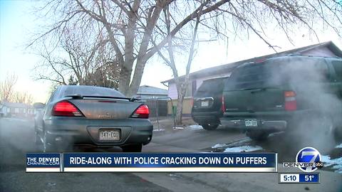 Police cracking down on puffers
