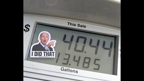 'I Did That': Stickers at Gas Pumps Point Finger at Biden for Soaring Prices